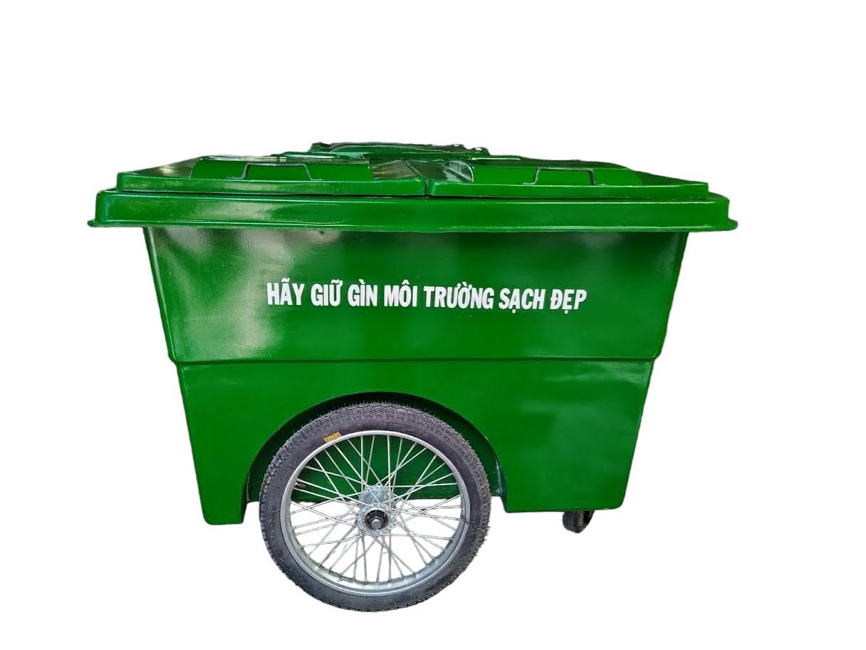 XE GOM RÁC (660L - 1000L) 3 BÁNH 4 BÁNH SIÊU BỀN 2023