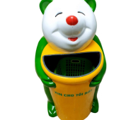 Thùng Rác Hình Gấu Trúc