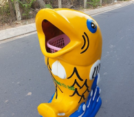 Thùng Rác Cá Chép