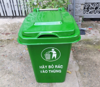 Thùng Rác 60l Nhựa Composite