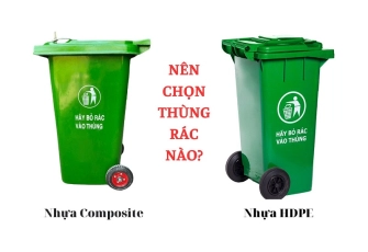 Thùng Rác Nhựa Composite và HDPE - Đâu Là Sự Lựa Chọn Hoàn Hảo