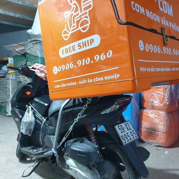 hướng dẫn lắp đặt thùng giao cơm giữ nhiệt