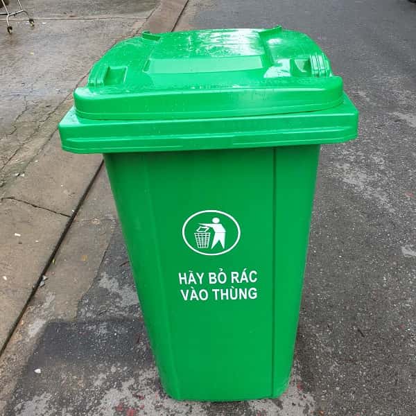 Thùng rác 240l HDPE